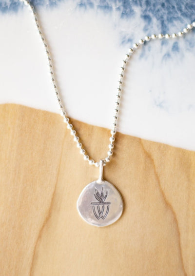 Waverly Silver Pendant