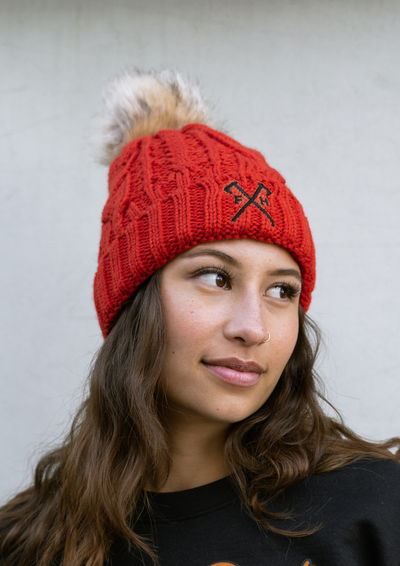 Firehouse Pom Pom Beanie